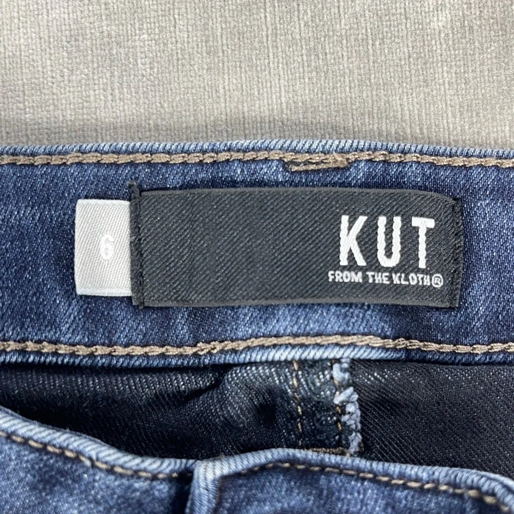 Kut From The‎ Kloth Donna Womens 6 Skinny Jeans Dark Wash Denim Comfort Stretch